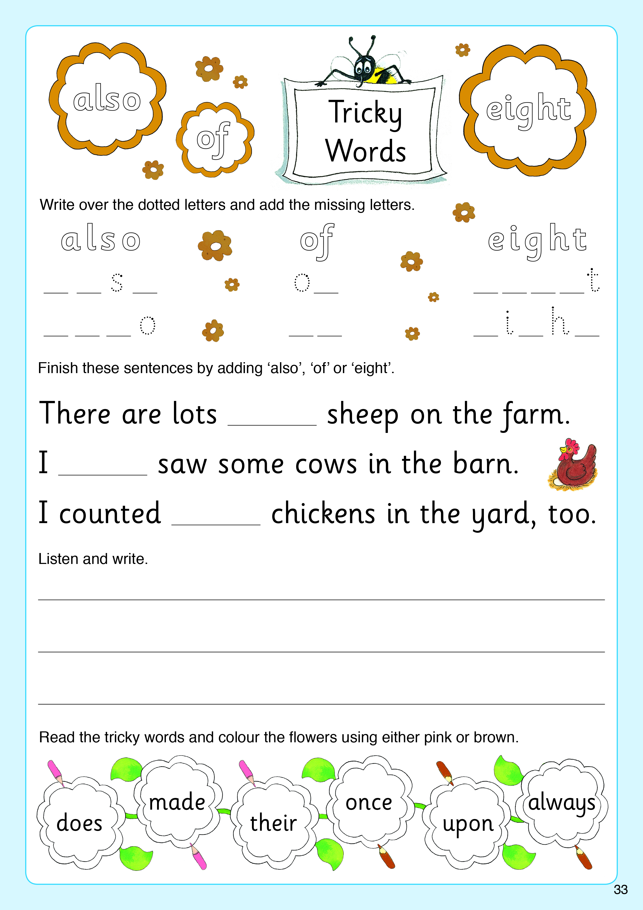 Jolly Phonics Pupil Book 3 Colour